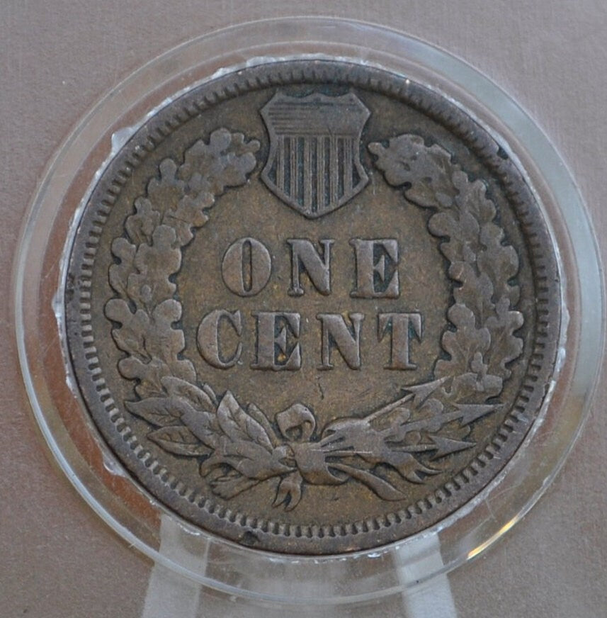 1885 Indian Head Penny - G (Good) Condition / Grade - Rarest of the 1880's - Indian Head Cent 1885 Cent