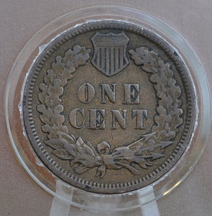 1885 Indian Head Penny - G (Good) Condition / Grade - Rarest of the 1880's - Indian Head Cent 1885 Cent