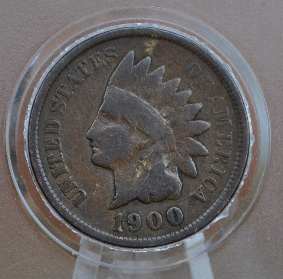 1900 Indian Head Penny - G (Good) condition - Indian Head Cent 1900