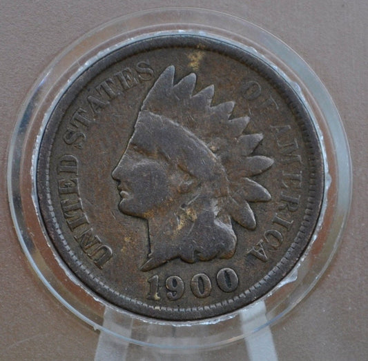 1900 Indian Head Penny - G (Good) condition - Indian Head Cent 1900