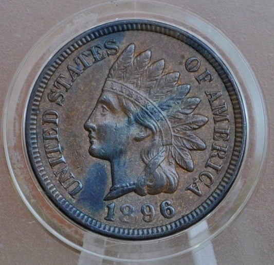 1896 Indian Head Penny - VF-XF (Very to Extremely Fine) Choose by Grade - Indian Head Cent 1896