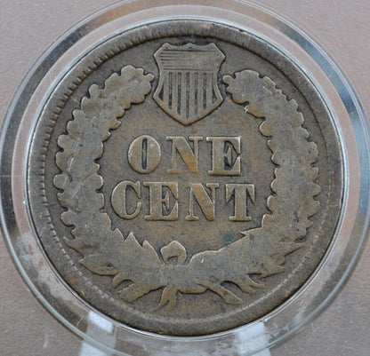 1865 Indian Head Penny - G (Good) Grade / Condition - Civil War Era Coin - 1865 Cent US One Cent 1865 Indian Head Cent - Early Date