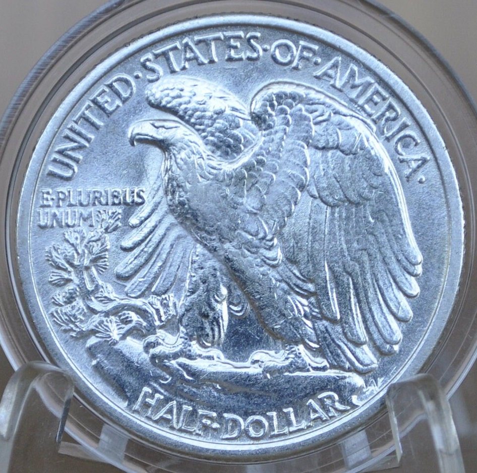 1934 Walking Liberty Silver Half Dollar - Fine to AU58, Choose by Grade - Philadelphia Mint - 1934-P Half Dollar / 1934P Liberty Half Dollar