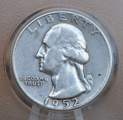 1952 Washington Silver Quarter - Philadelphia Mint - Washington Quarter 1952 P Silver Quarter