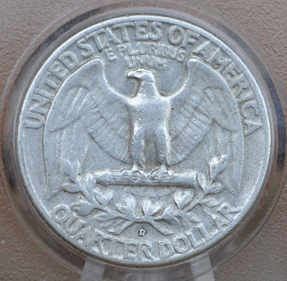 1961 D Washington Silver Quarter - Silver - Great Condition - Denver Mint - 1961-D Quarter Silver 1961D
