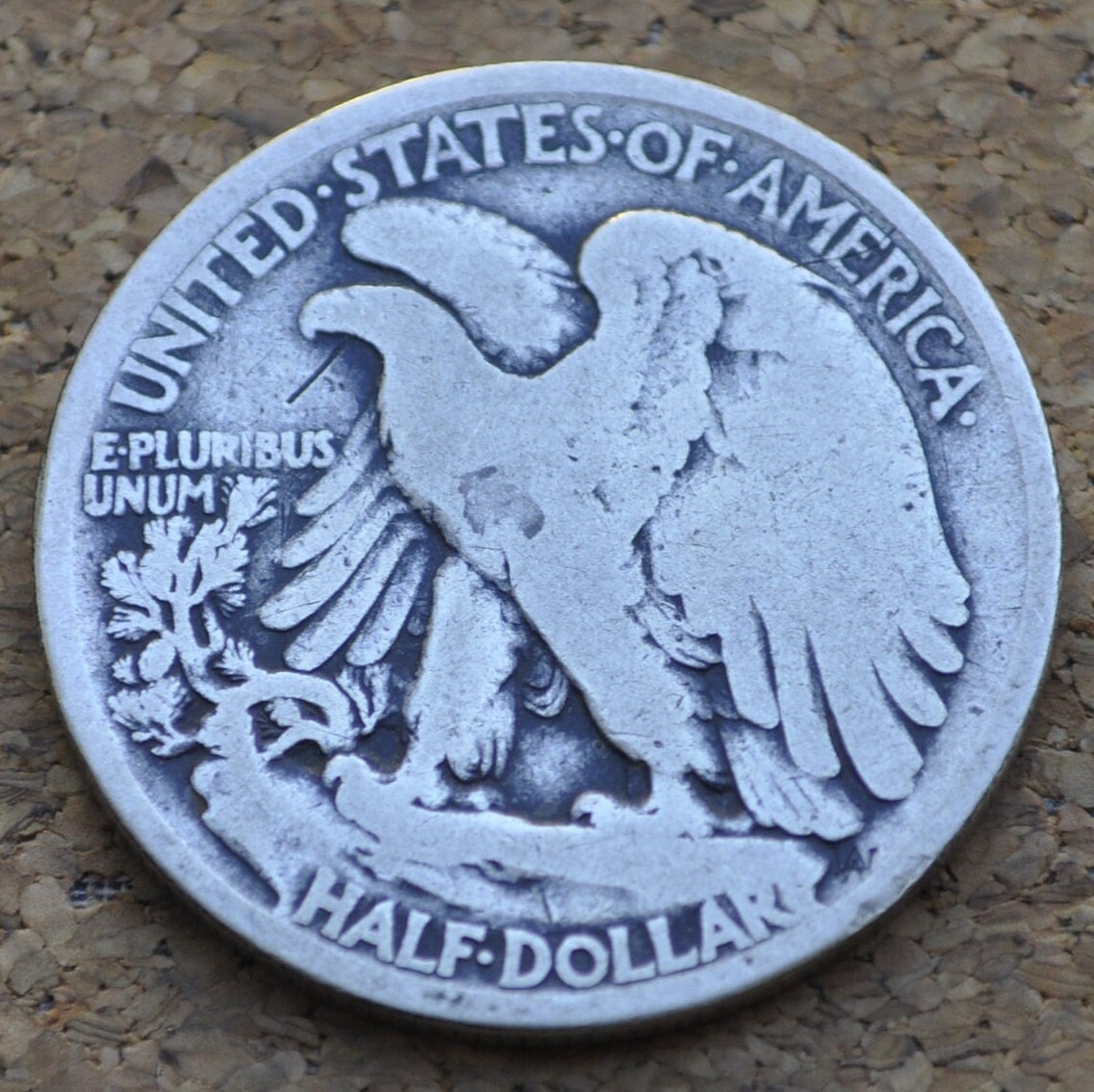 1916 Walking Liberty Silver Half Dollar - G (Good) - Key Date - Philadelphia Mint - 1916P WLH - Half Dollar 1916 Liberty Walking Half