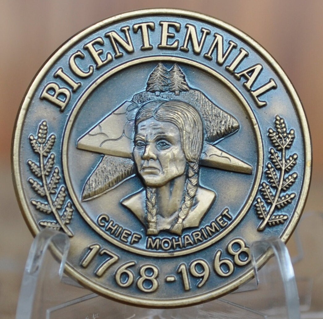 Madbury NH 200th Anniversary Medal - Silver, Bronze - Choose by Metal - 1968 Madbury New Hampshire Anniversary Token - Town Medals