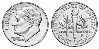 USA Roosevelt Dime - Excellent Condition - 1980 to 1989 - Select Year/Mint