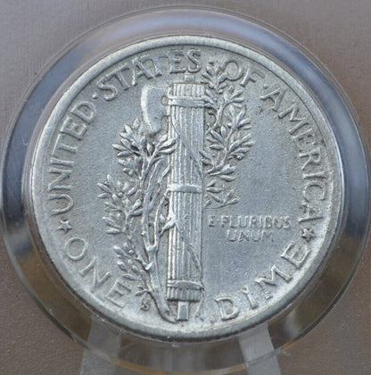 1945-S Mercury Silver Dime - WWII Era Dime - San Francisco Mint - Winged Liberty Head Dime 1945 S Silver Dime