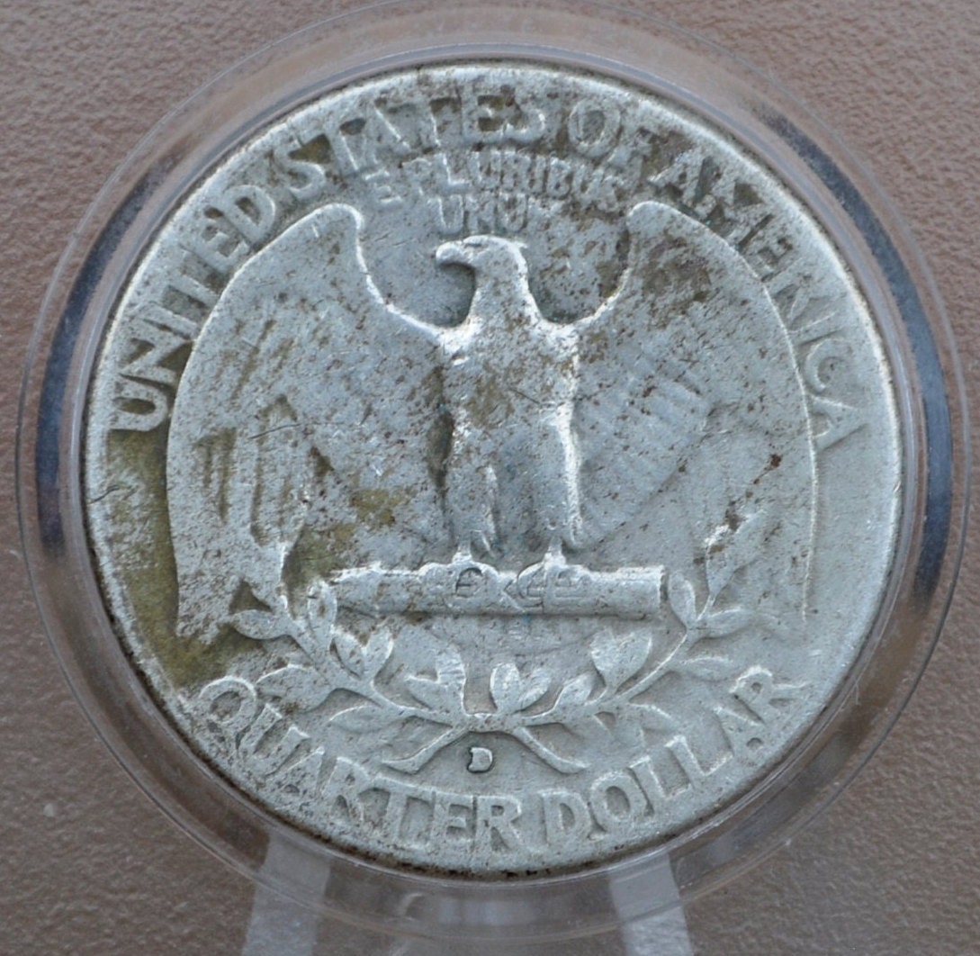 1934-D Washington Silver Quarter - G-VF (Good to Very Fine) Grade, Choose by Grade - Denver Mint - 1934 D Quarter - Better Date and Mint