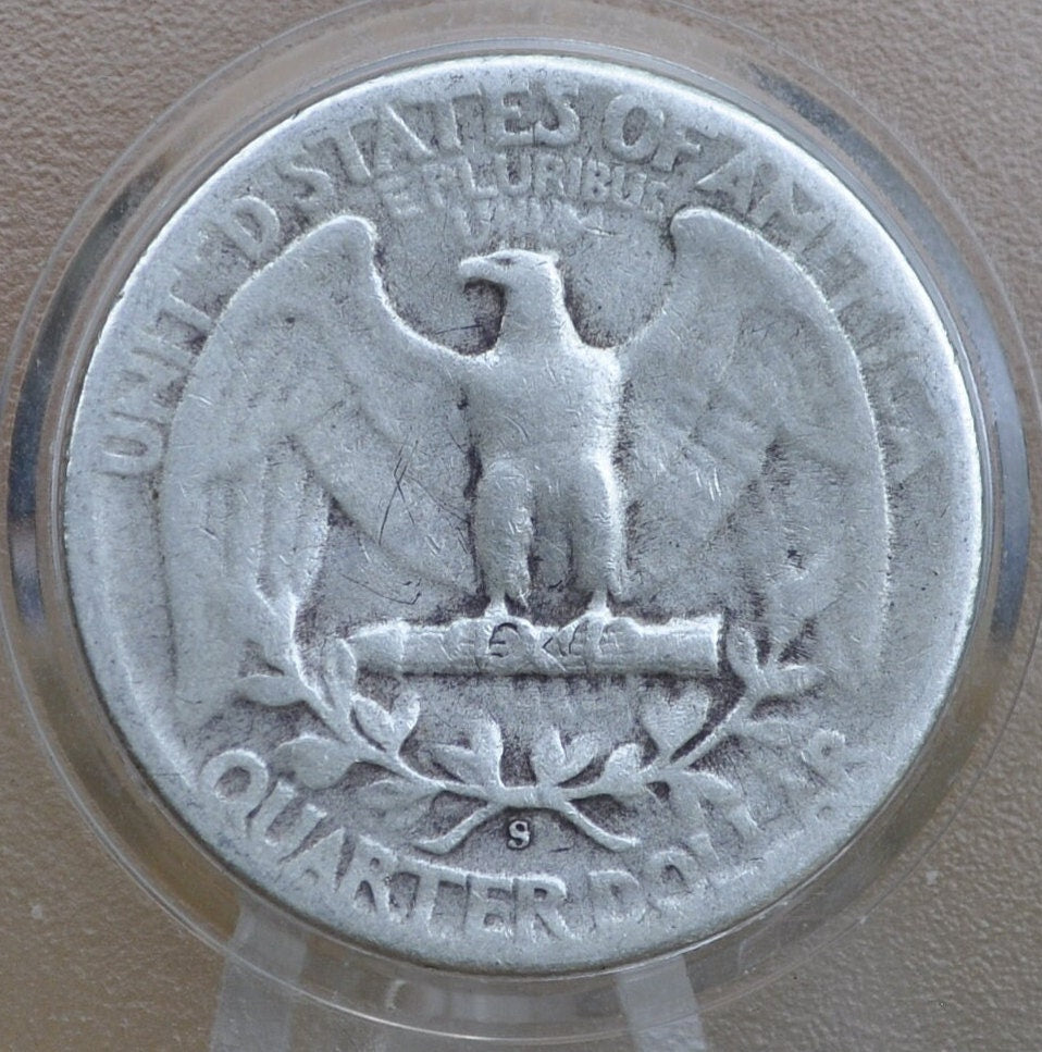 1946-S Washington Silver Quarter - San Francisco Mint - Washington Quarter 1946 S; Tougher Date & Mint