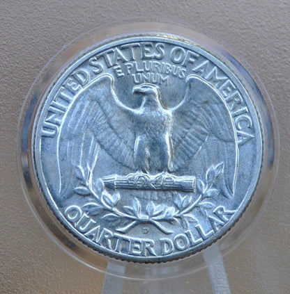 1950-D Washington Silver Quarter - Fine to BU (Uncirculated) Grades; Choose by grade - Denver Mint - 1950 D Washington Quarter 1950D