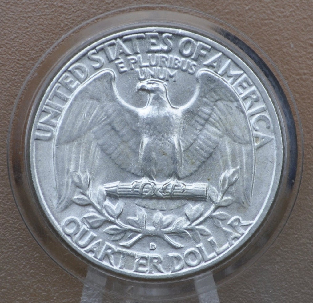 1959-D Washington Quarter - Avg. Circulation to BU (Uncirculated) - Philadelphia Mint - 1959 D Washington / 1959D Washington Quarter