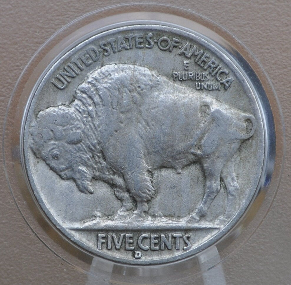 1935-D Buffalo Nickel - VG-XF (Very Good to Extremely Fine) Grades; Choose by Grade; Denver Mint - 1935 D Indian Head Nickel 1935 D