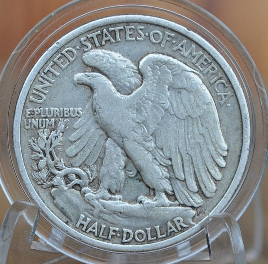 1937 Walking Liberty Silver Half Dollar - F-XF (Fine to Extremely Fine) Choose by Grade - Philadelphia Mint - 1937-P Half Dollar 1937 P Half