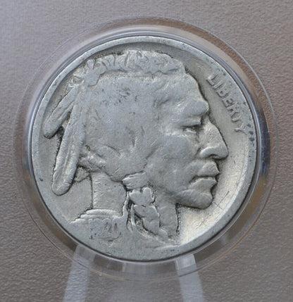 1920-S Buffalo Nickel - VG-F (Very Good to Fine) Grades; Choose by Grade - San Francisco Mint - 1920 S Nickel Indian Head - Better Date