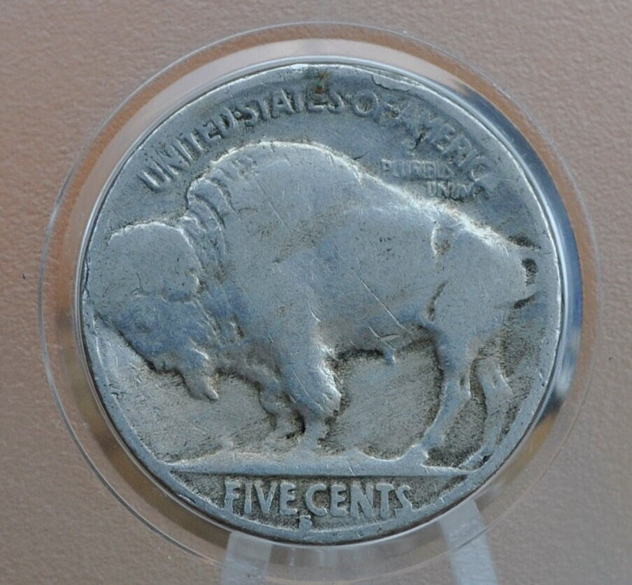 1920-S Buffalo Nickel - VG-F (Very Good to Fine) Grades; Choose by Grade - San Francisco Mint - 1920 S Nickel Indian Head - Better Date