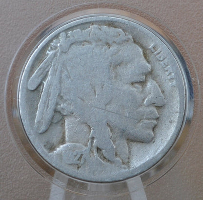 1927-S Buffalo Nickel - G-VG (Good to Very Good) Grade / Condition - 1927-S Indian Head Nickel 1927 S - San Francisco Mint