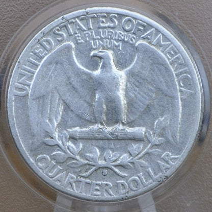 1945-S Washington Silver Quarter - F-AU (Fine to About Uncirculated) Grade / Condition - San Francisco Mint - 1945 S Silver Quarter 1945 S