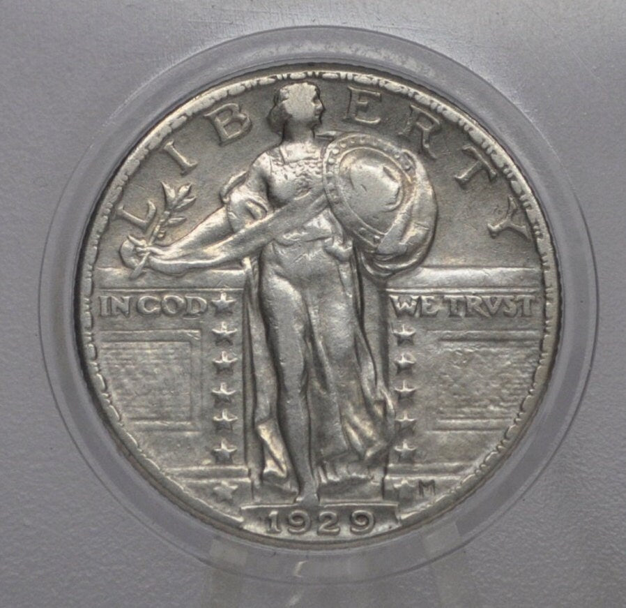 1929 Standing Liberty Silver Quarter - G (Good to Very Fine), Choose by Grade - Silver Quarter - 1929P Liberty Standing Quarter