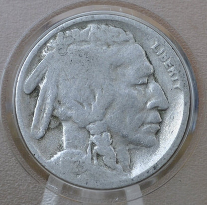 1925-S Buffalo Nickel - G (Good) Grade / Condition - San Francisco Mint - Vintage US Coin - Indian Head Nickel 1925 S Buffalo Nickel 1925S