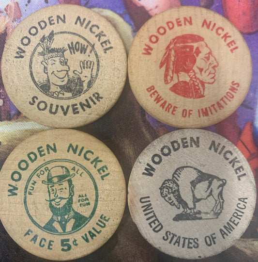 WOODEN NICKEL!- Hilarious - Great Gifts!- Selling out soon.... Buy Now while still available!