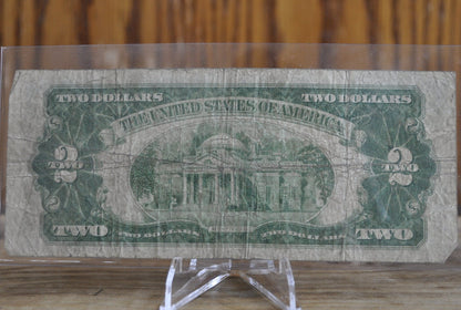 1928 Red Seal 2 Dollar US Note - Cull to AU Grades - 1928 G Two Dollar Bill U.S. Note 1928 2 Dollar Fr#1501 through Fr#1508