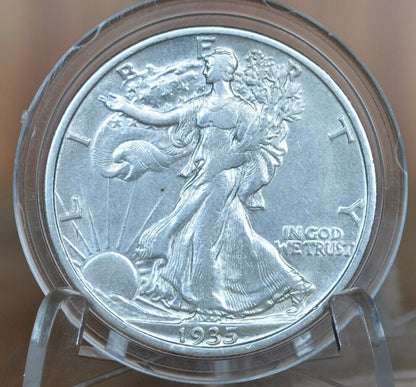 1935-S Walking Liberty Silver Half Dollar - F-AU Choose by Grade (Fine to About Unc.) -San Francisco Mint- Half Dollar 1935 S WLH 1935S