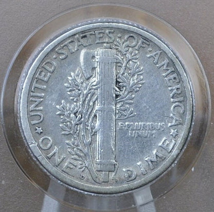 1917-D Mercury Silver Dime - G-VF (Good to Very Fine) Choose by Grade - Denver Mint - 1917 D Winged Liberty Dime Silver Dime Mercury 1917D