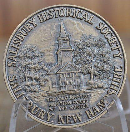 Salisbury NH Bicentennial Medal - Salisbury Historical Society - New Hampshire Town Collectible Coin