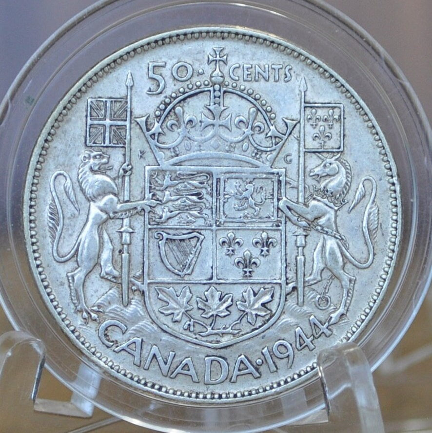 1940-1958 Canadian Silver Half Dollars - XF-AU (Extremely Fine to About Unc.) - 80% Silver - 50 Cent Silver Canada Fifty Cents Canadian