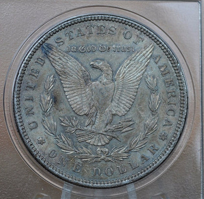 1897 Morgan Silver Dollar - AU (About Uncirculated), Great Detail - 1897 P Morgan Silver - 1897P Silver Dollar AU55; Better Date