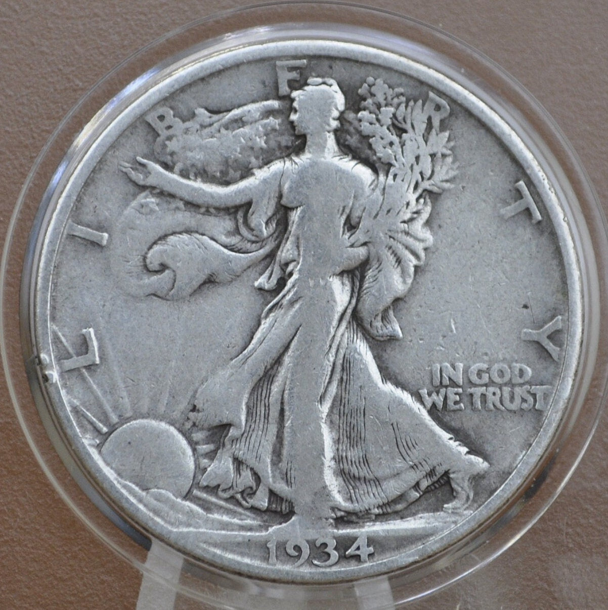 1934 Walking Liberty Silver Half Dollar - Fine to AU58, Choose by Grade - Philadelphia Mint - 1934-P Half Dollar / 1934P Liberty Half Dollar