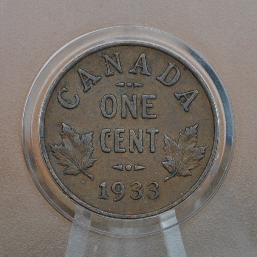 1920-1936 Canadian Cents - Choose by Date - VF-XF (Very to Extremely Fine) - One Cent Canada 1920 Small Size - 1920s & 1930s Canadian Penny