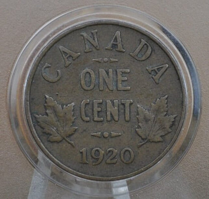 1920-1936 Canadian Cents - Choose by Date - VF-XF (Very to Extremely Fine) - One Cent Canada 1920 Small Size - 1920s & 1930s Canadian Penny