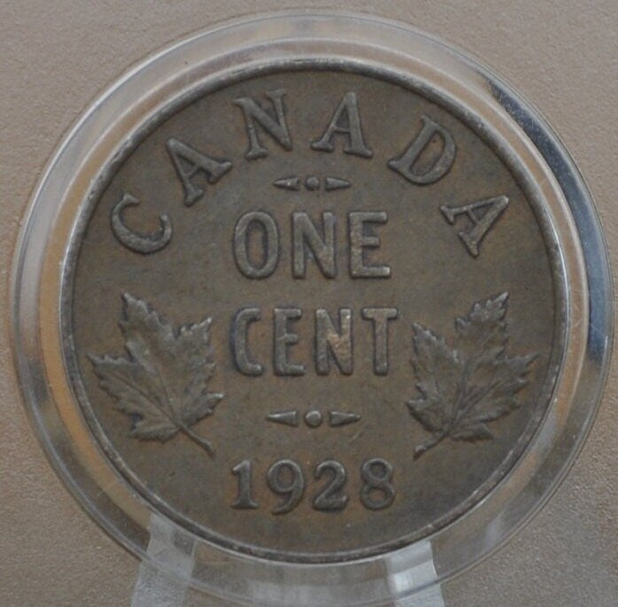 1920-1936 Canadian Cents - Choose by Date - VF-XF (Very to Extremely Fine) - One Cent Canada 1920 Small Size - 1920s & 1930s Canadian Penny