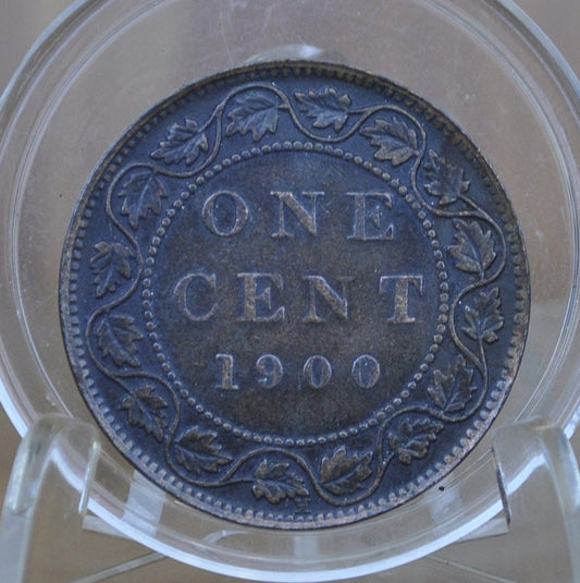 1900 Canadian One Cent - Choose by Grade - Queen Victoria - One Cent Canada 1900 H Large Cent - 1900 One Cent / 1900 H