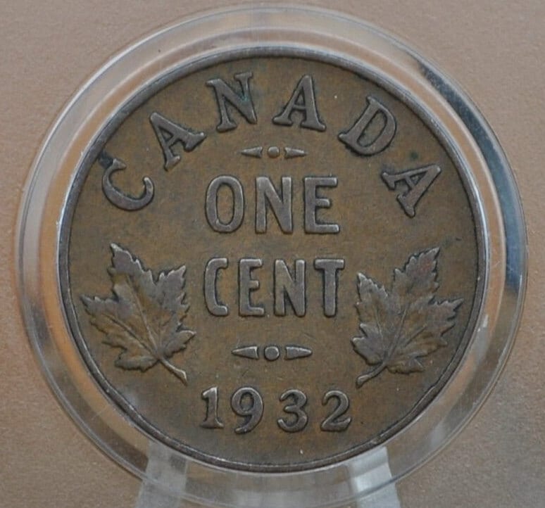 1920-1936 Canadian Cents - Choose by Date - VF-XF (Very to Extremely Fine) - One Cent Canada 1920 Small Size - 1920s & 1930s Canadian Penny