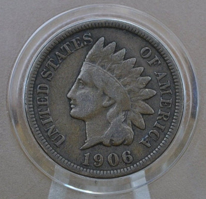 1906 Indian Head Penny - Choose by Grade / Condition - Great Detail - 1906 Indian Head Cent - Cent 1906 Penny