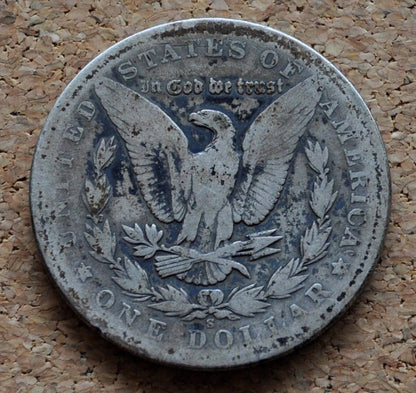1904-S Morgan Silver Dollar - G-VG Condition - Better Date - San Francisco Mint - 1904 S Morgan Dollar - Last Year Produced