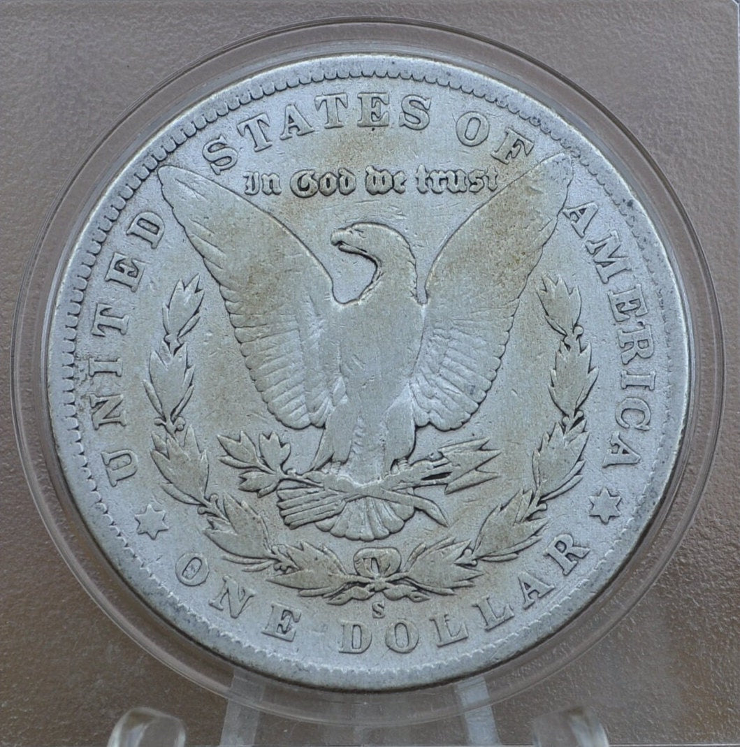 1904-S Morgan Silver Dollar - G-VG Condition - Better Date - San Francisco Mint - 1904 S Morgan Dollar - Last Year Produced