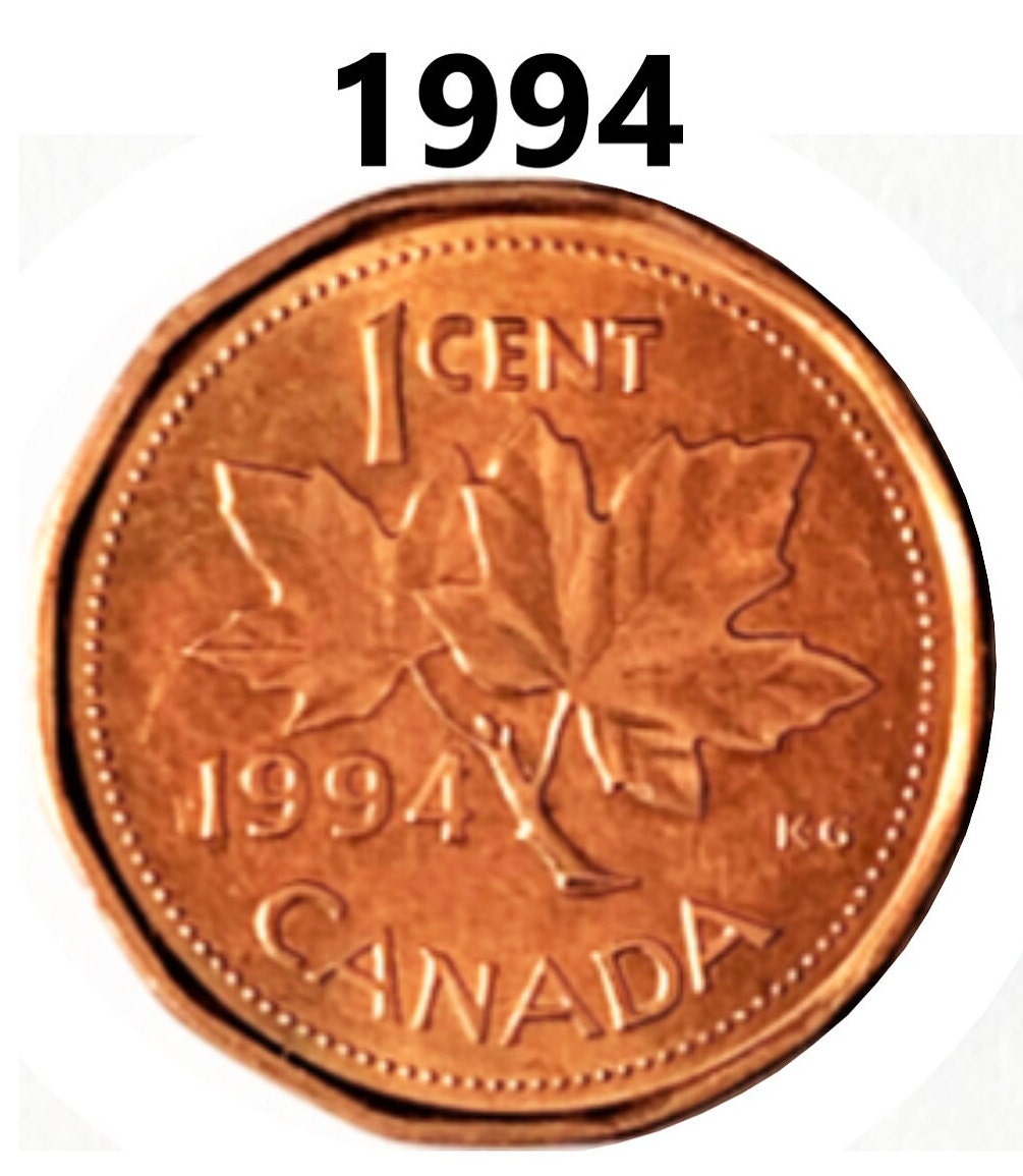 Canadian Pennies - Choose Date & Quantity - 1990 to 2003 - Excellent Condition - Canada