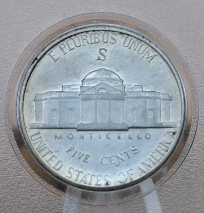 1943-1945 Silver War Nickels - PDS, Choose by Date, Mint Mark & Grade - 35% Silver War Nickels 1943 P 1944 D 1945 S Jefferson Silver WWII