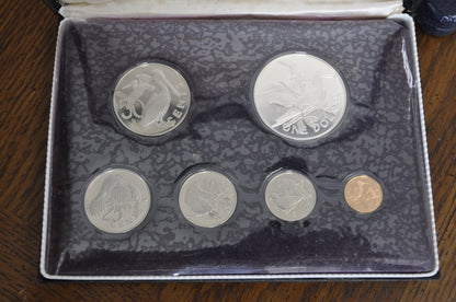 1974 Coinage of the British Virgin Islands Proof Set with Authenticity Certificate - British Virgin Islands Proof Set 1974