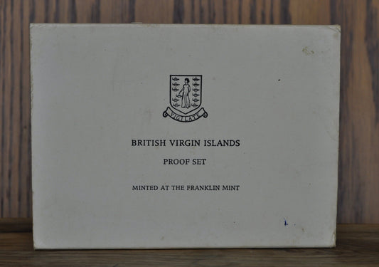 1974 Coinage of the British Virgin Islands Proof Set with Authenticity Certificate - British Virgin Islands Proof Set 1974