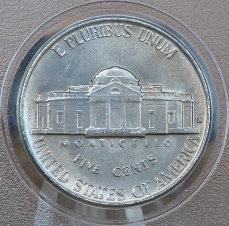 1952 S Jefferson Nickel - Choose by Grade - San Francisco Mint - Jefferson 1952S Nickel