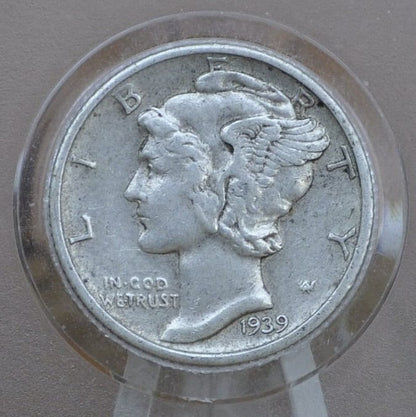 1939-S Mercury Silver Dime - Choose by Grade / Condition - San Francisco Mint - 1939S Winged Liberty Head Dime - Silver