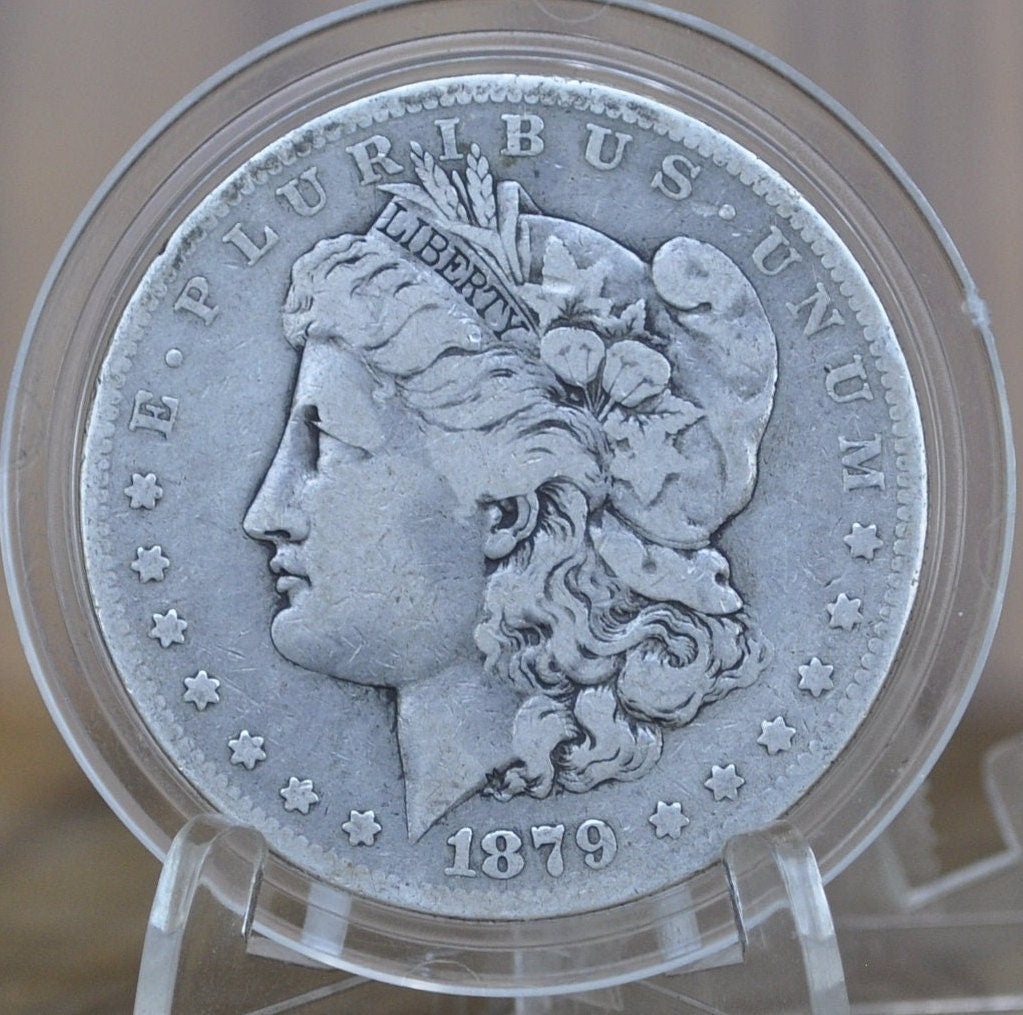 1879-S Morgan Silver Dollar - Choose by Grade / Condition - Third Reverse 1879S Morgan Dollar 1879 S Morgan Dollar 1879 S Silver Dollar