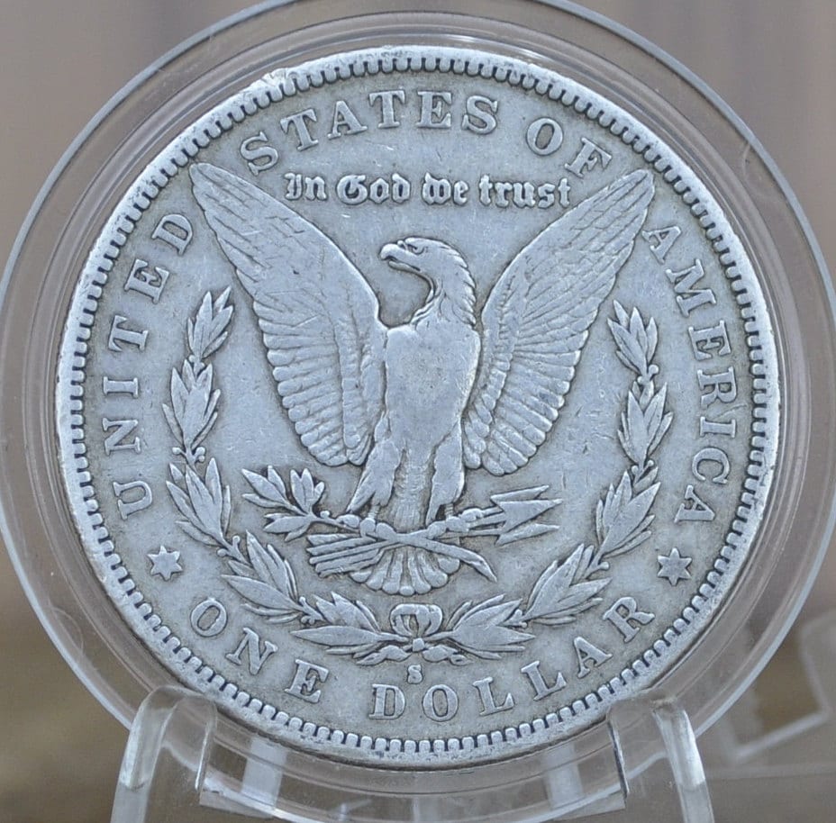 1880-S Morgan Silver Dollar - Choose by Grade / Condition - San Francisco Mint - Silver Dollar 1880 S - 1880 S Morgan Dollar