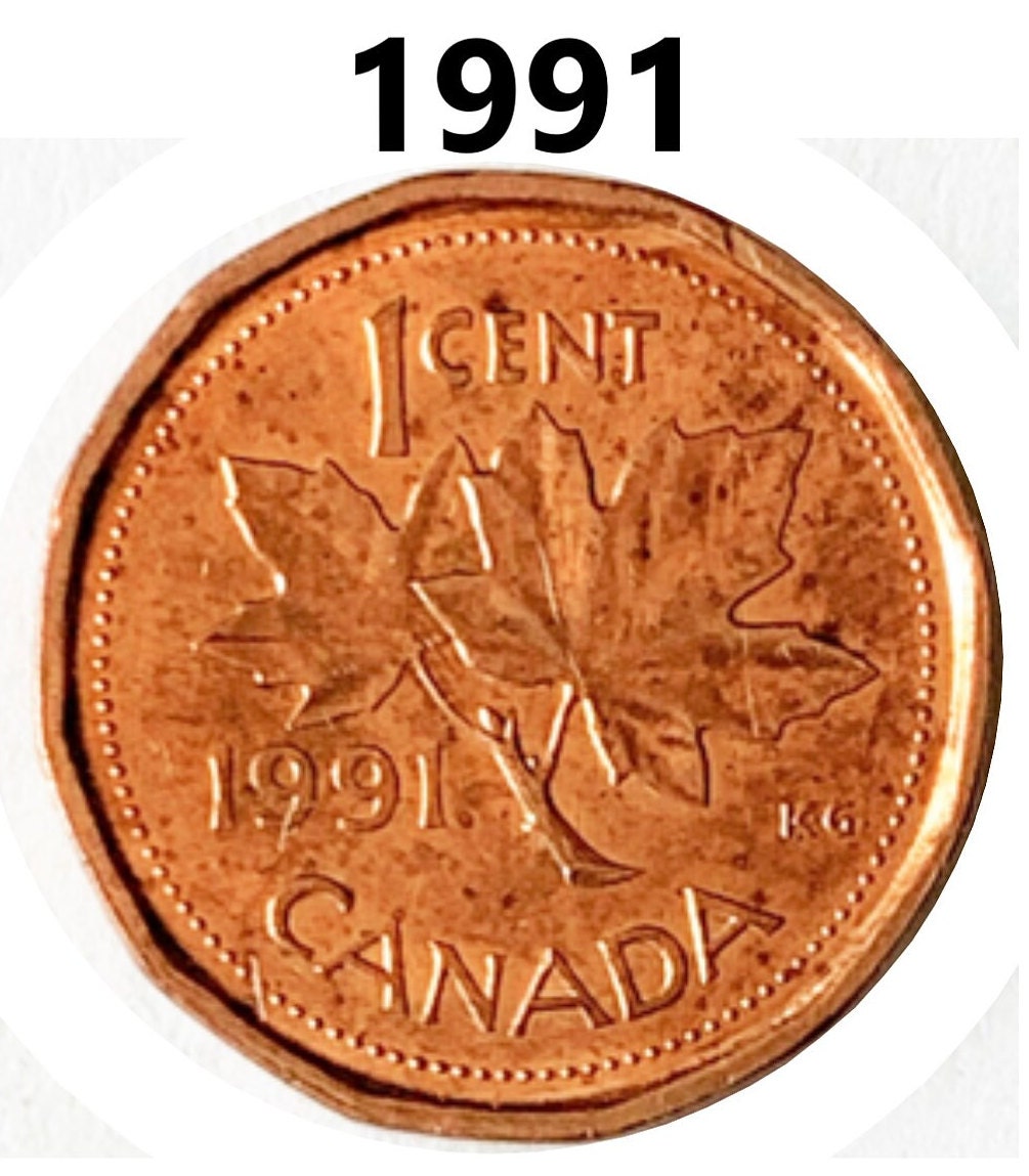 Canadian Pennies - Choose Date & Quantity - 1990 to 2003 - Excellent Condition - Canada